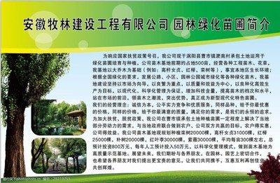 匠心苗圃 绿动未来——园林绿化苗圃培育与销售简介